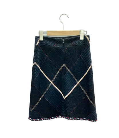 美品 シャネル ウール混 ツイード スカート レディース SIZE 34 (S) CHANEL