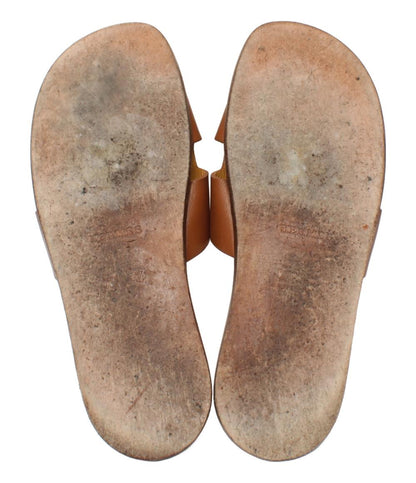 HERMES フラットサンダル イズミール サンダル Hロゴ 41141ZH メンズ エルメス