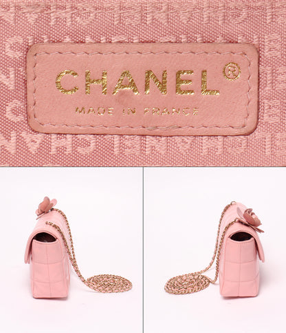 CHANEL チェーンショルダーバッグ 斜め掛け ゴールド金具 8番台 チョコバー レディース シャネル