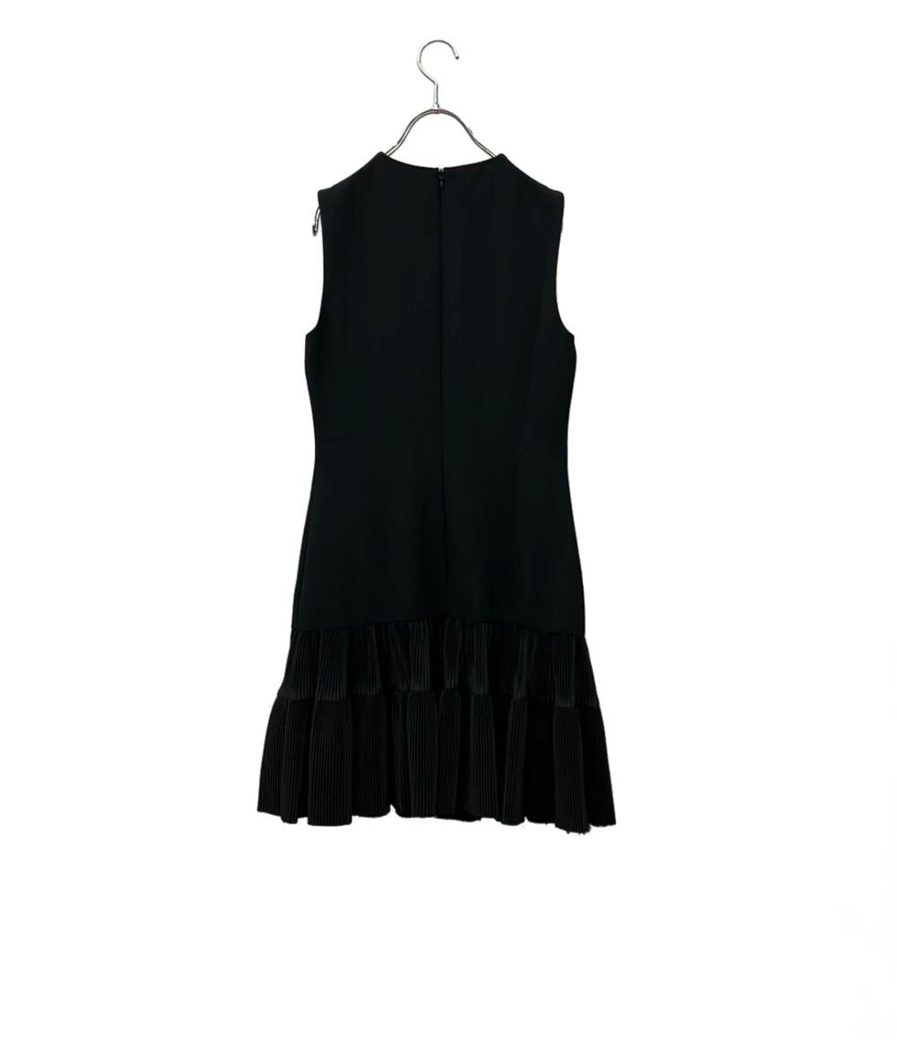 VICTORIA VICTORIA BECKHAM ノースリーブワンピース プリーツ切替 DRVV 588A PSS19 レディース SIZE UK8 (S) ヴィクトリア  ヴィクトリア  ベッカム