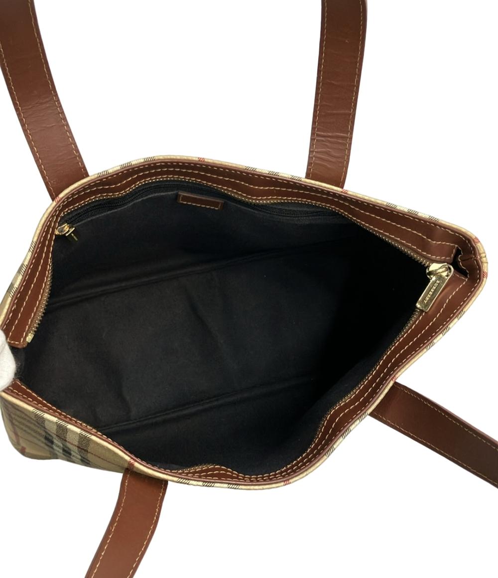 バーバリーロンドン トートバッグ ノバチェック柄 ホースマーク レディース BURBERRY LONDON