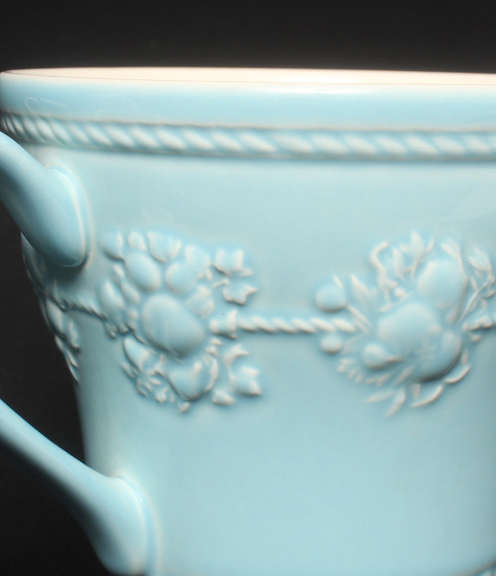 ウェッジウッド マグカップ 2点セット ペア フェスティビティ FESTIVITY アイボリー ブルー Wedgwood