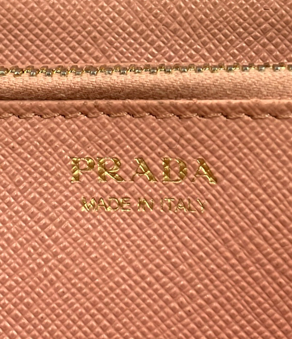 PRADA ラウンドファスナー長財布 レザー レディース プラダ