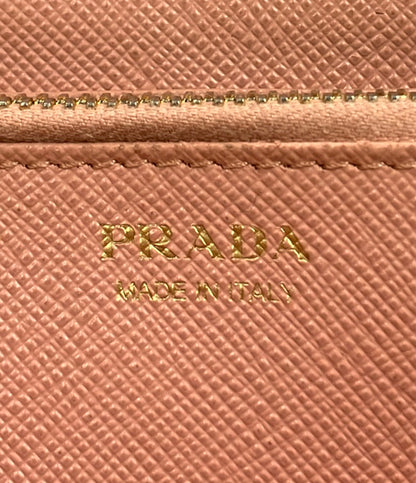 PRADA ラウンドファスナー長財布 レザー レディース プラダ
