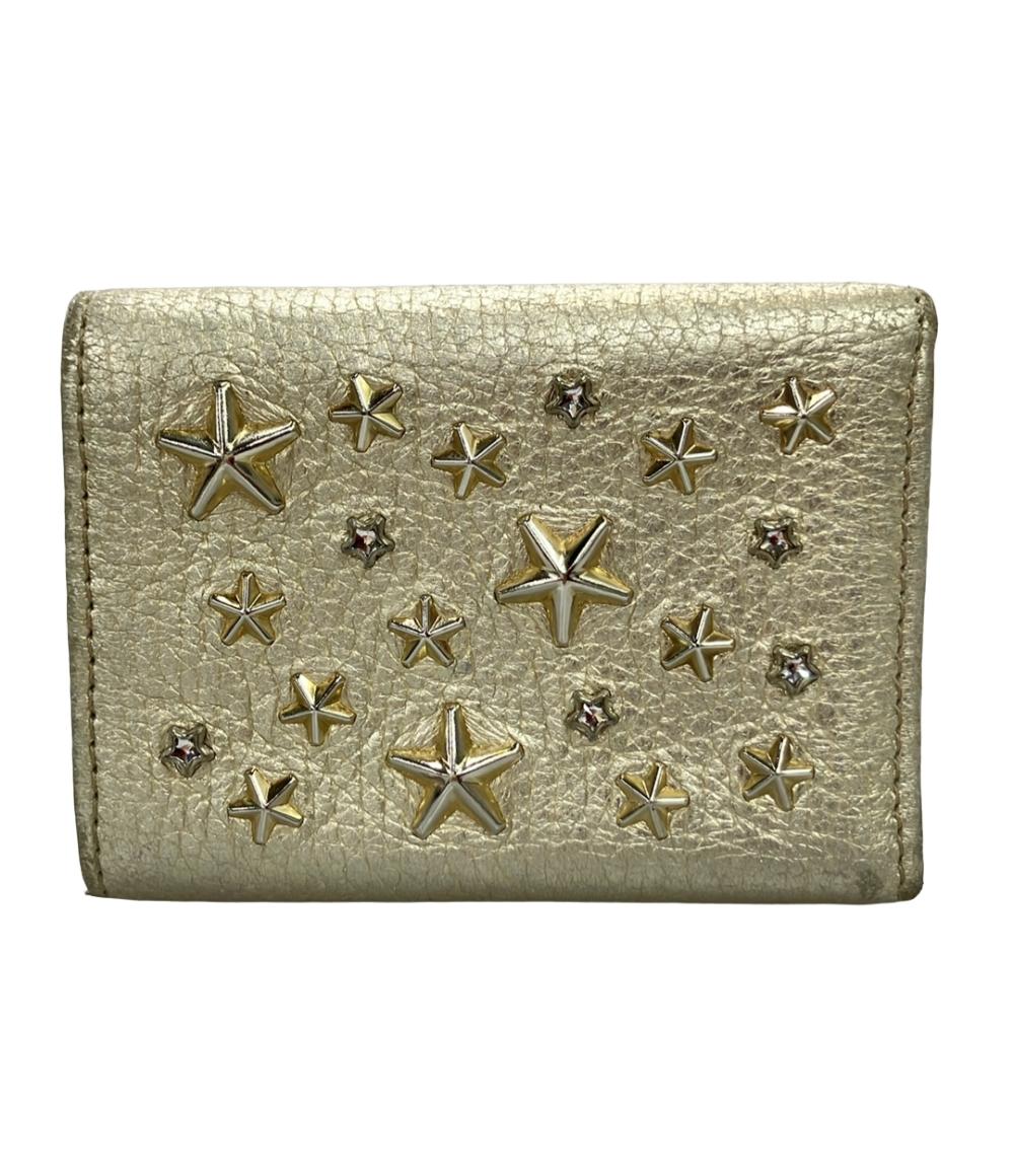 Jimmy Choo 三つ折り財布 レザー レディース ジミーチュウ