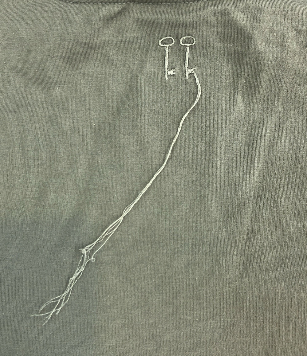 Avec deuxclefs 半袖Tシャツ ほつれ加工 24SS レディース SIZE M アヴェク デュクレ