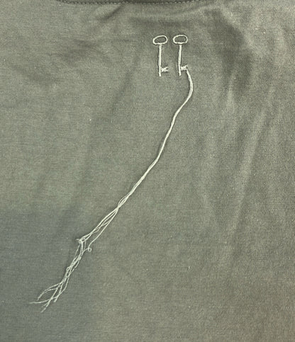Avec deuxclefs 半袖Tシャツ ほつれ加工 24SS レディース SIZE M アヴェク デュクレ