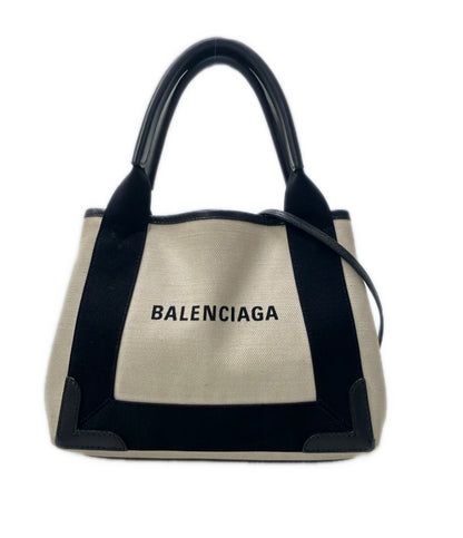 訳あり BALENCIAGA 2way ハンドバッグ ショルダーバッグ 斜め掛け ロゴ カバ CABAS レディース バレンシアガ