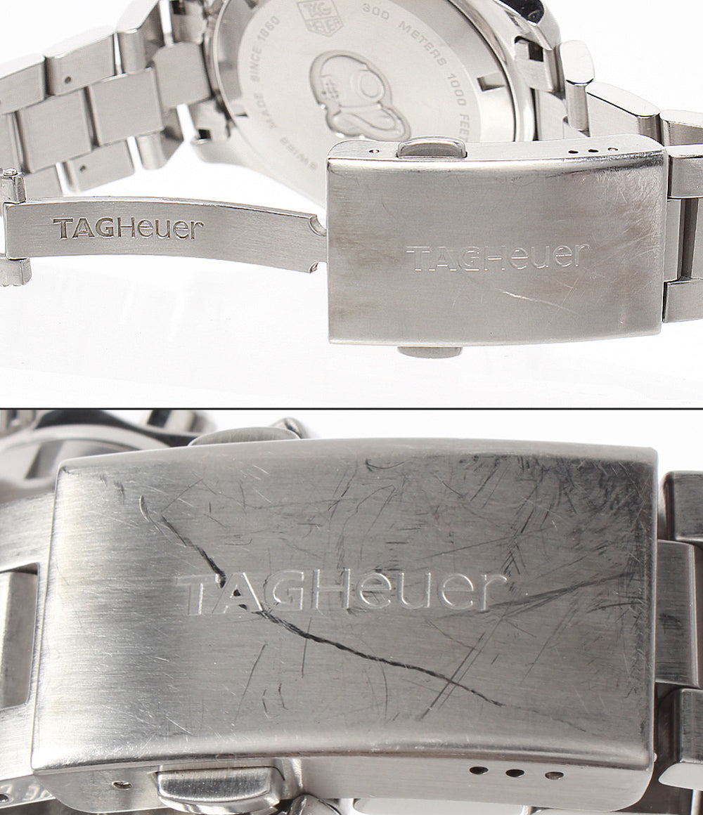 TAG HEUER 腕時計 アクアレーサー クロノグラフ グランドデイト クオーツ ブラック CAF101A.BA0821 メンズ タグホイヤー
