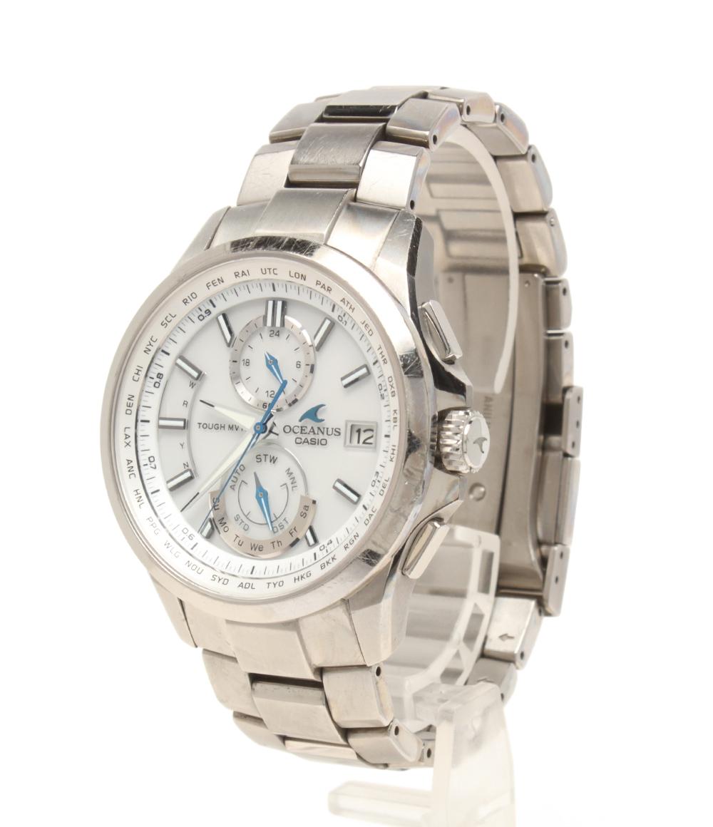 CASIO 腕時計 オシアナス OCEANUS ソーラー ホワイト系 OCW-T2500 メンズ カシオ