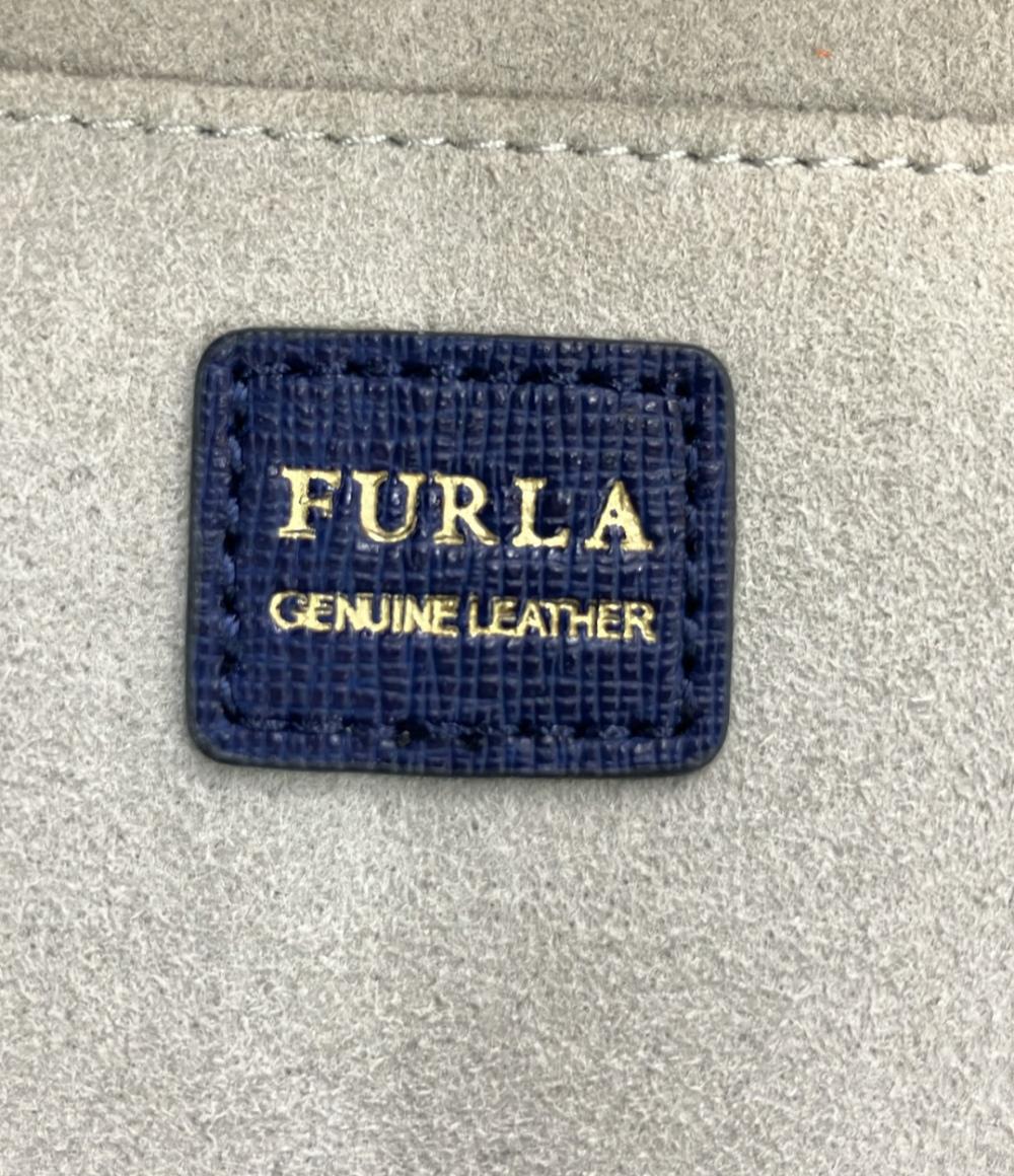 美品 Furla ハンドバッグ ショルダーバッグ 2WAY 斜め掛け ステイシー ミニ ドローストリング レディース フルラ