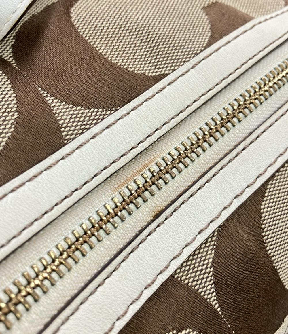 COACH トートバッグ ハンドバッグ ミニボストンバッグ キャンバス シグネチャー F11102 レディース コーチ