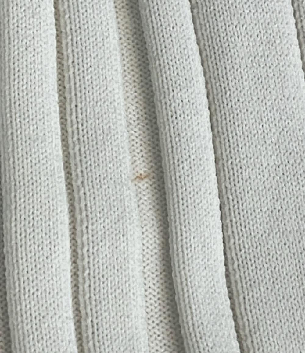 プリーツプリーズ PLEATS PLEASE 新品 RIB PLEATS 白 PLEATS PLEASE ISSEY MIYAKE（プリーツ プリーズ イッセイ ミヤケ