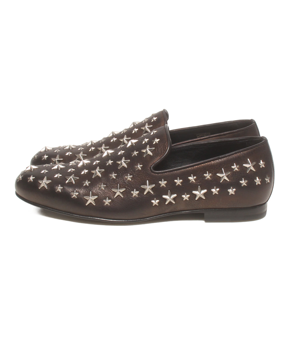 美品 Jimmy Choo レザースリッポン スタッズ メンズ SIZE 42 ジミーチュウ