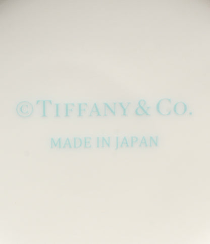 美品 Tiffany & Co. マグカップ 2点セット ペア プラチナブルーバンド ティファニー