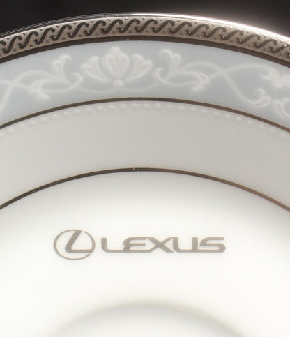 美品 ノリタケ カップ＆ソーサー 2客セット ペア LEXUS レクサス ハンプシャー プラチナ NORITAKE