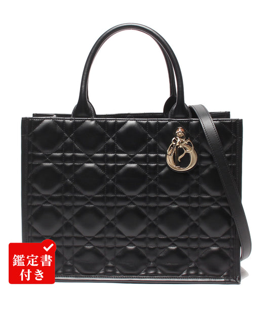 Christian Dior 2WAYトートバッグ ショルダーバッグ 肩掛け ブックトートバッグ ミディアム マクロカナージュ レディース クリスチャンディオール