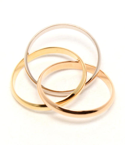 美品 Cartier リング 指輪 K18 トリニティ レディース SIZE 17号 カルティエ