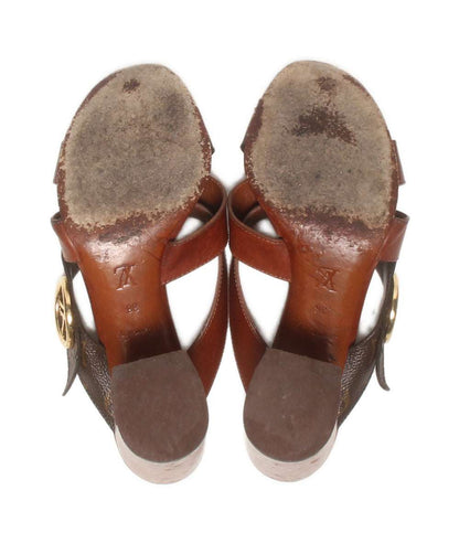 LOUIS VUITTON サンダル ホライズンライン LVサークル SC0129 レディース SIZE 38 (25.5cm) ルイ・ヴィトン