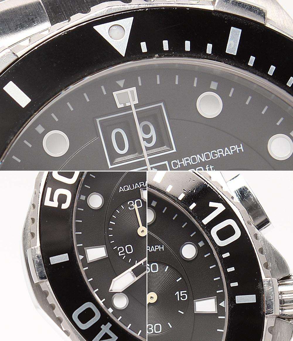 TAG HEUER 腕時計 アクアレーサー クオーツ ブラック CAN1010 メンズ タグホイヤー