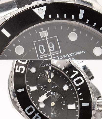 TAG HEUER 腕時計 アクアレーサー クオーツ ブラック CAN1010 メンズ タグホイヤー