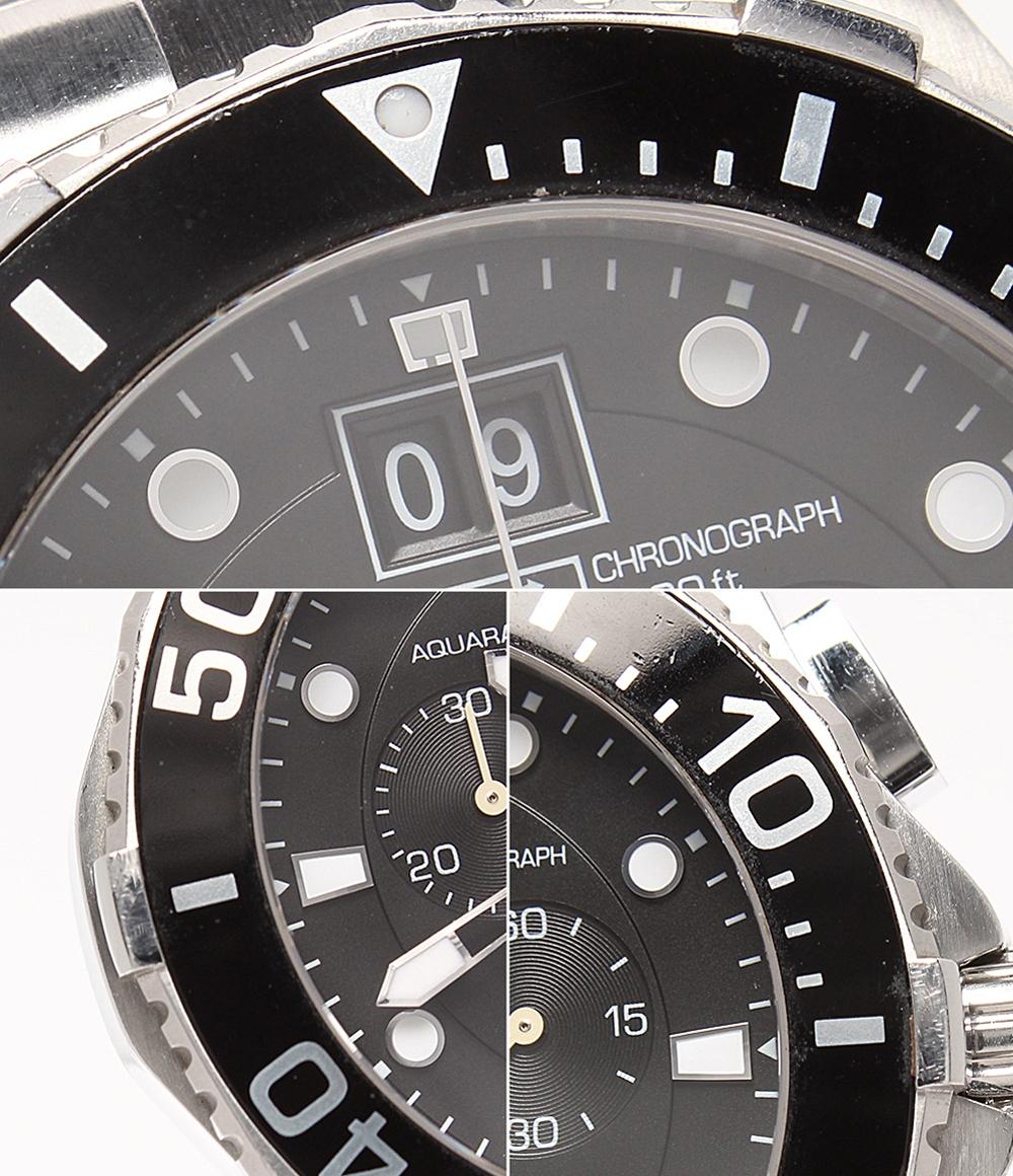 TAG HEUER 腕時計 アクアレーサー クオーツ ブラック CAN1010 メンズ タグホイヤー