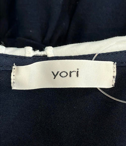 yori 長袖 スカラップカラーフレアカットブラウス レディース SIZE F (M) ヨリ