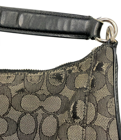 訳あり COACH ショルダーバッグ 肩掛け ミニシグネチャー レディース コーチ