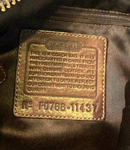 COACH ショルダーバッグ 肩掛け シグネチャー ブリーカー ダッフル 11437 レディース コーチ