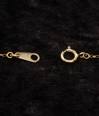 美品 ネックレス K18 ダイヤ 0.12ct レディース