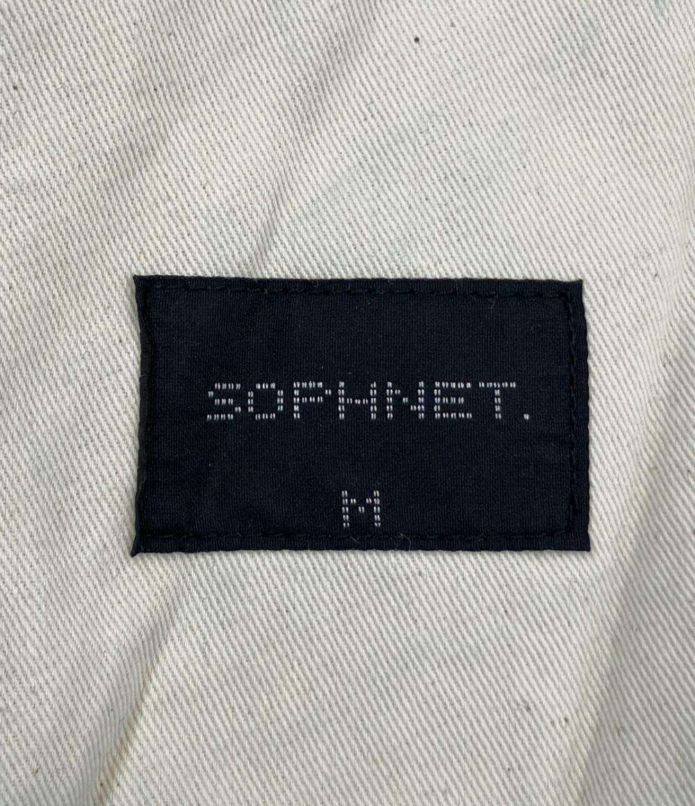 訳あり ソフネット デニムラップショートパンツ メンズ SIZE M SOPHNET.
