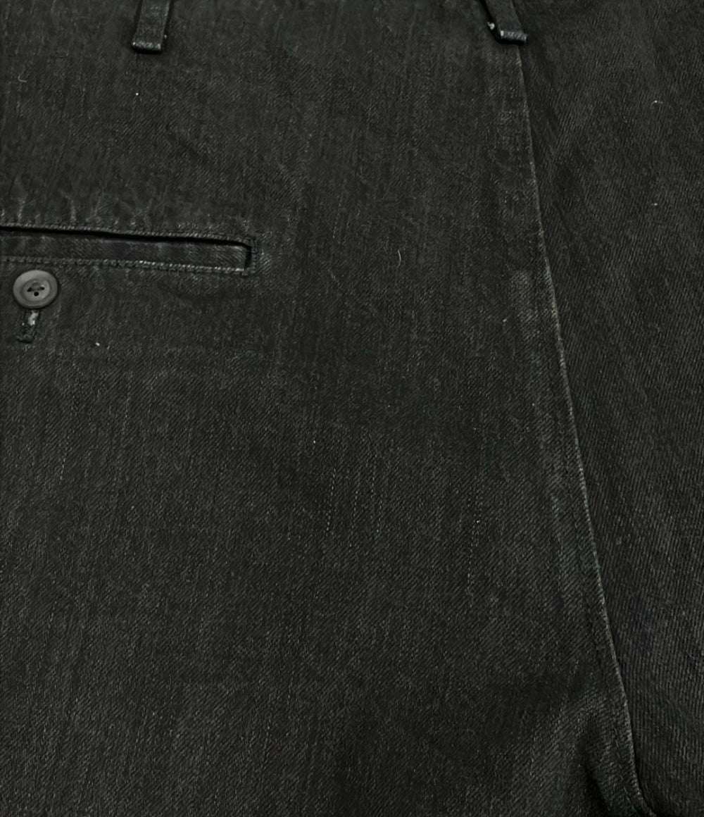 Yohji Yamamoto POUR HOMME ワイドデニムパンツ メンズ ヨウジヤマモトプールオム