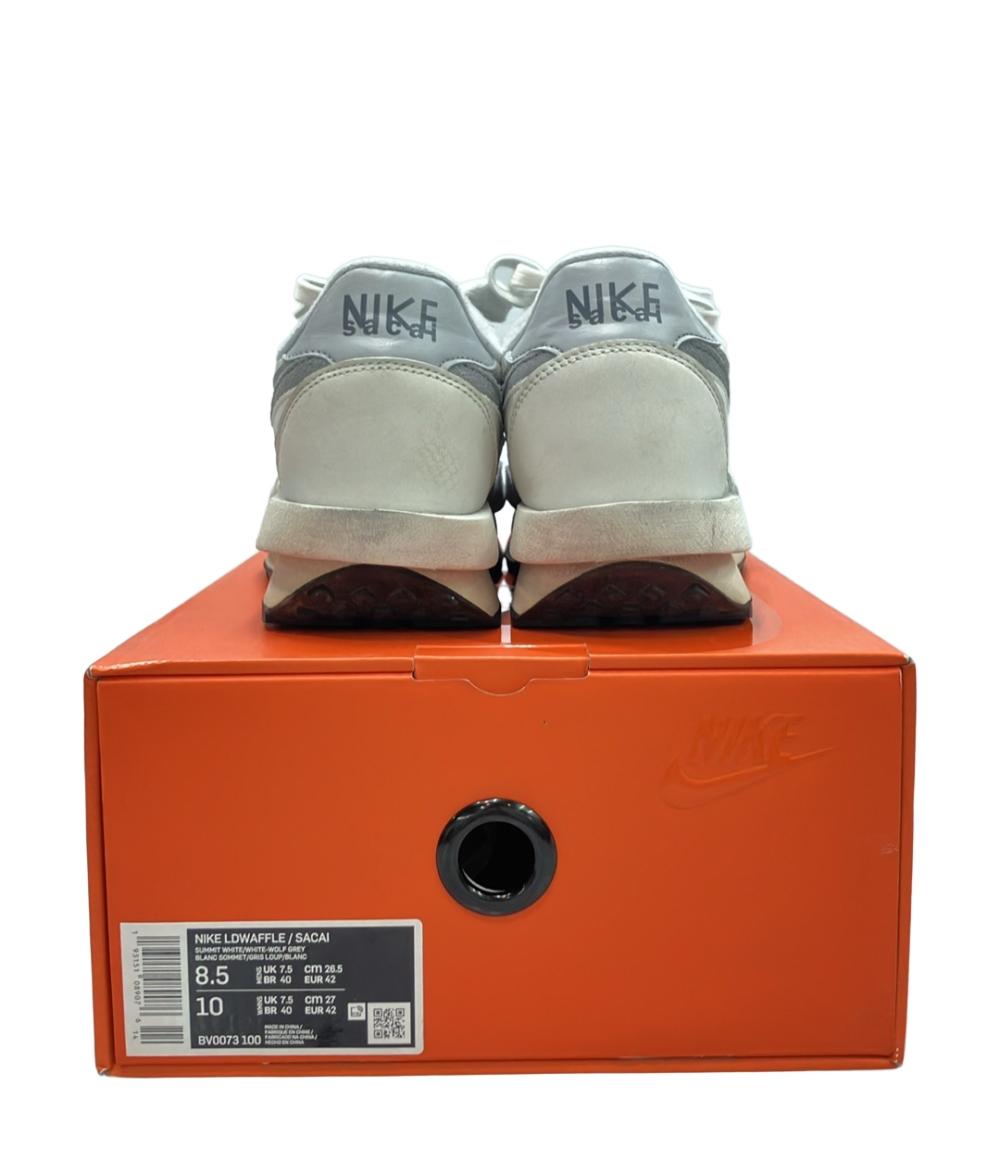NIKE Sacai ローカットスニーカー ホワイト LD ワッフル BV0073-100 メンズ SIZE 26.5 (M) ナイキ サカイ