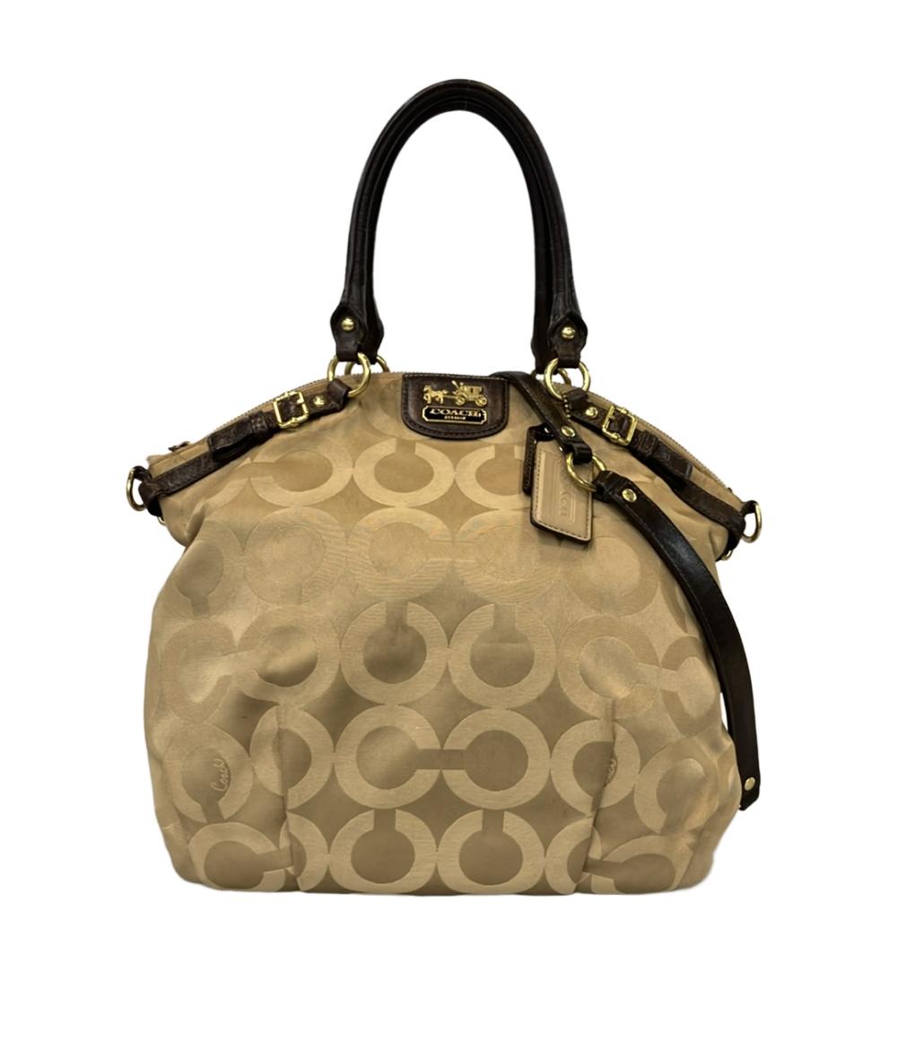 COACH 2WAY ハンドバッグ ショルダーバッグ 斜め掛け オプアート 18649 レディース コーチ