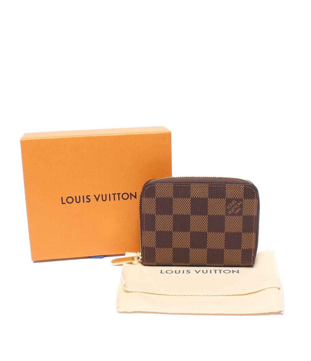 美品 LOUIS VUITTON コインケース ジッピー コイン パース ダミエ N60213 レディース メンズ ルイ・ヴィトン
