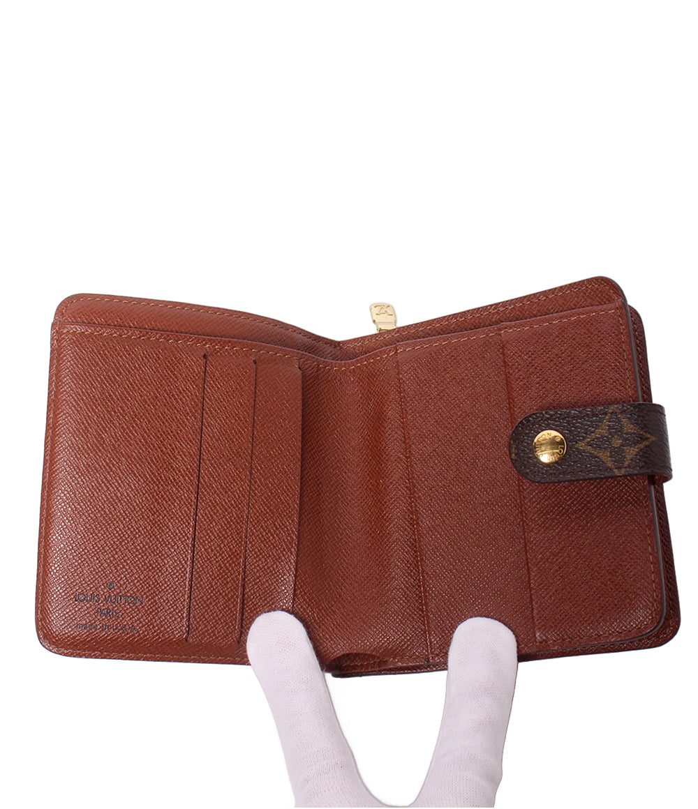 LOUIS VUITTON 二つ折り財布 コンパクト ジップ モノグラム M61667