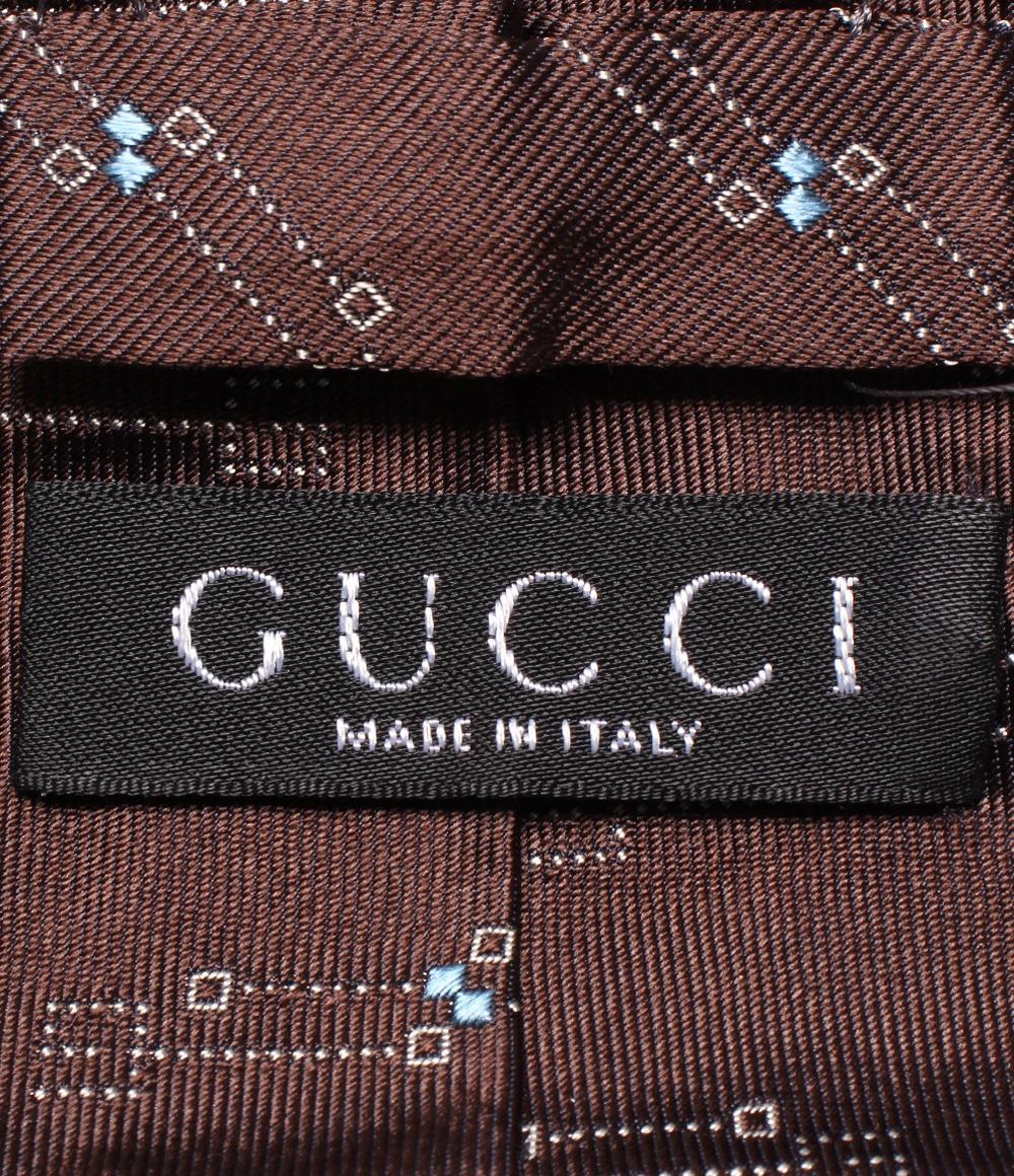 美品 グッチ ネクタイ シルク100％ メンズ GUCCI