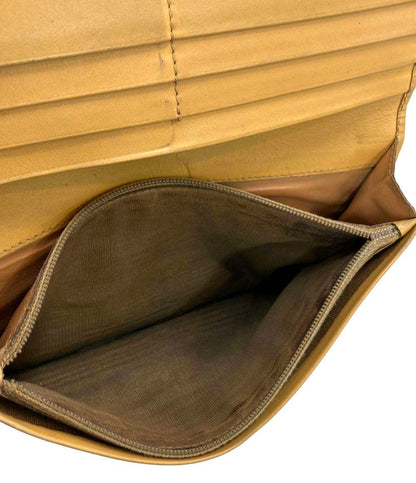 訳あり セリーヌ 二つ折り長財布 マカダム柄 レディース CELINE