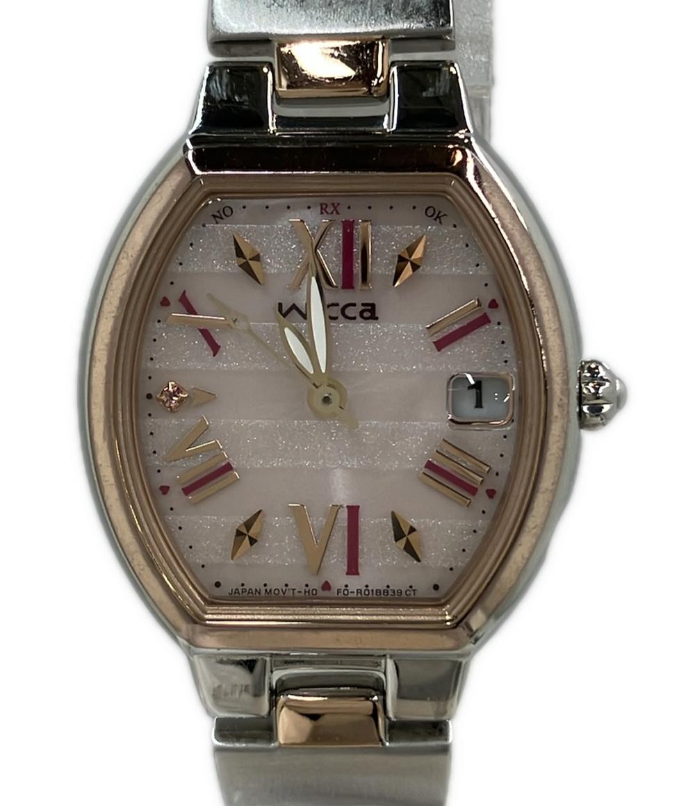 CITIZEN 腕時計 ウィッカ wicca ソーラー ピンク H0F0-R005715 レディース シチズン