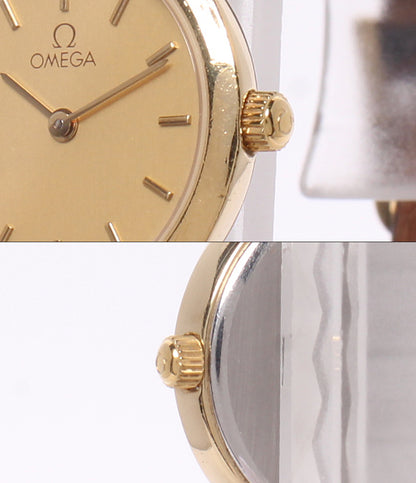 OMEGA 腕時計 de ville デ・ヴィル クオーツ ゴールド 595.0097.2 レディース オメガ
