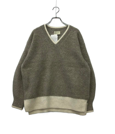 美品 UNITED ARROWS 長袖ニット フォックス カシミアヤ クルーネック セレクトショップ タグ付き 1513-1-042008 レディース ユナイテッドアローズ