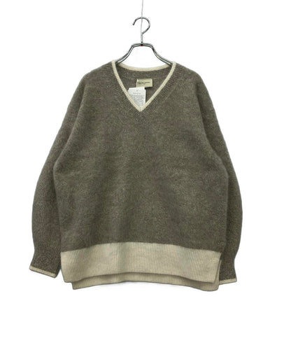 美品 UNITED ARROWS 長袖ニット フォックス カシミアヤ クルーネック セレクトショップ タグ付き 1513-1-042008 レディース ユナイテッドアローズ