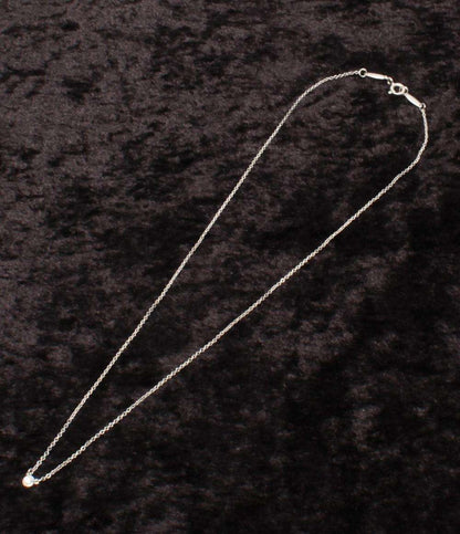 美品 ティファニー ネックレス SV925 バイザヤード 1Pダイヤ レディース TIFFANY&Co.