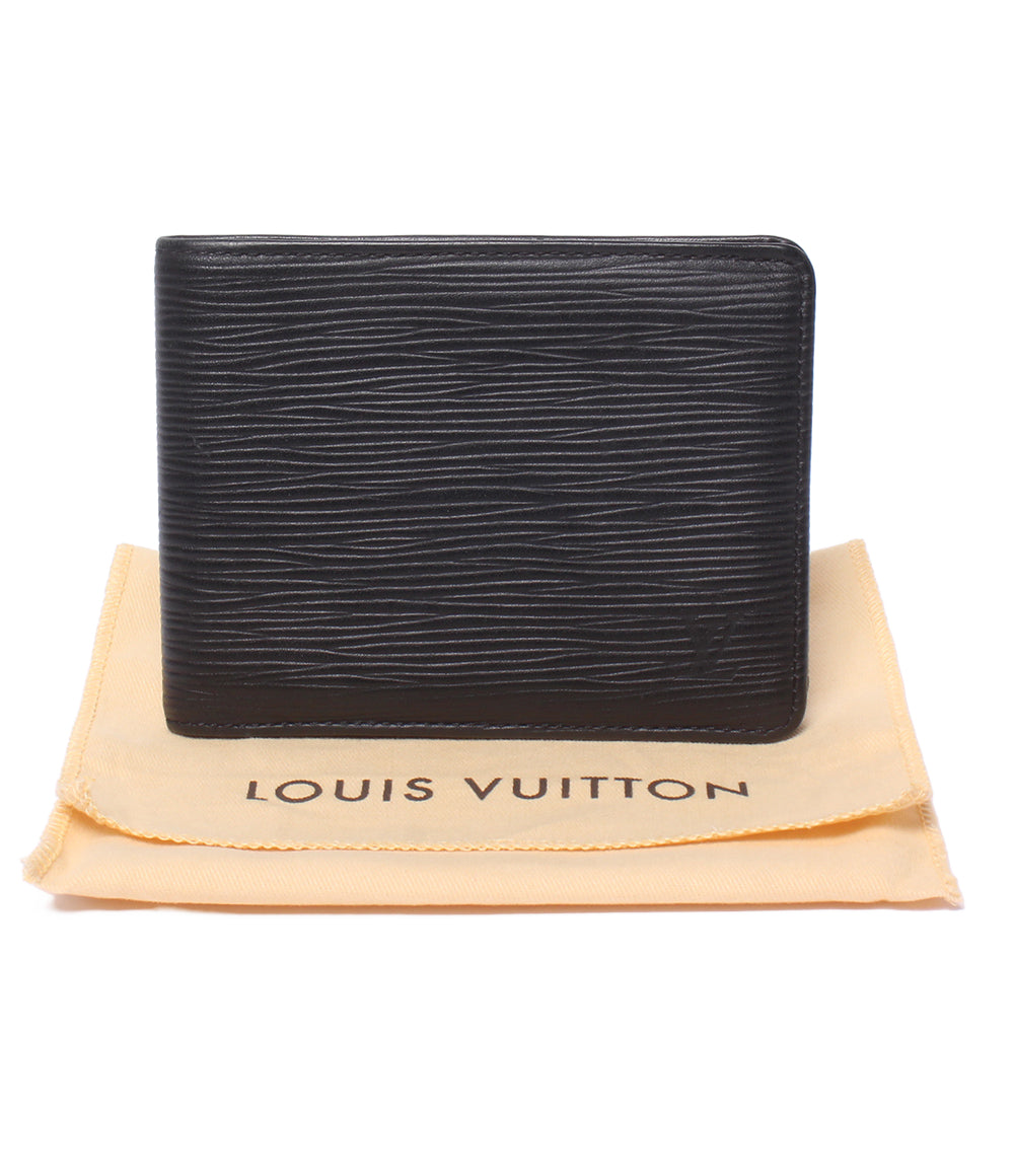 LOUIS VUITTON 二つ折り財布 ポルトフォイユ ミュルティプル エピ M60662 メンズ ルイ・ヴィトン