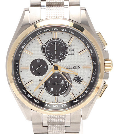 CITIZEN 腕時計 アテッサ ソーラー ホワイト H804-T026974 メンズ シチズン