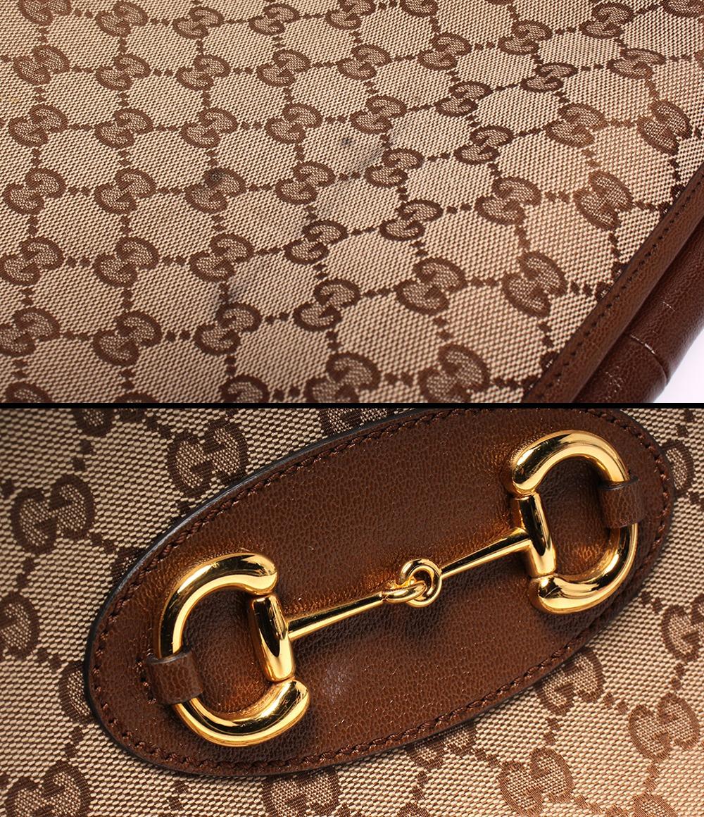 GUCCI トートバッグ ホースビット 1955 GGキャンバス 623694 525040 レディース グッチ