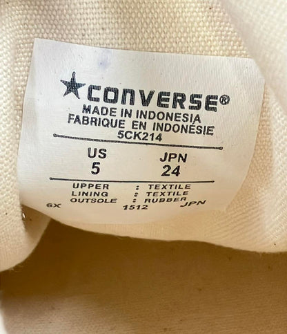 CONVERSE ハイカットスニーカー × アースミュージックアンドエコロジー 猫 5CK214 レディース SIZE 24.0 (L) コンバース