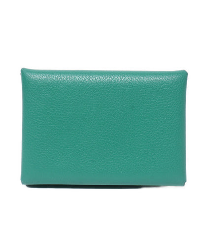 HERMES コインケース カードケース シルバー金具 W刻印 カルヴィ デュオ レディース メンズ エルメス