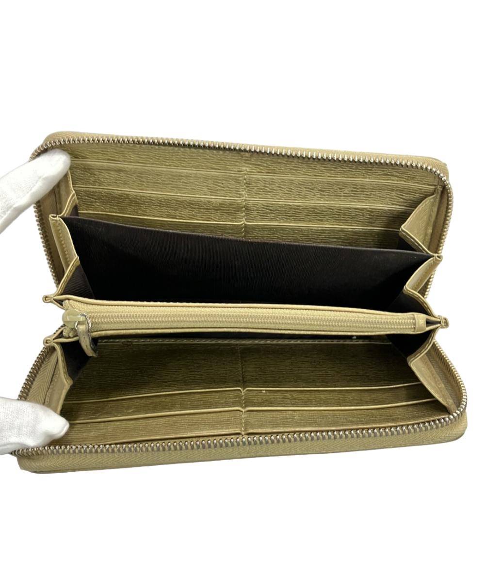 極美品✨グッチ 長財布 ラウンドファスナー ナイト クーリエ レザー 茶