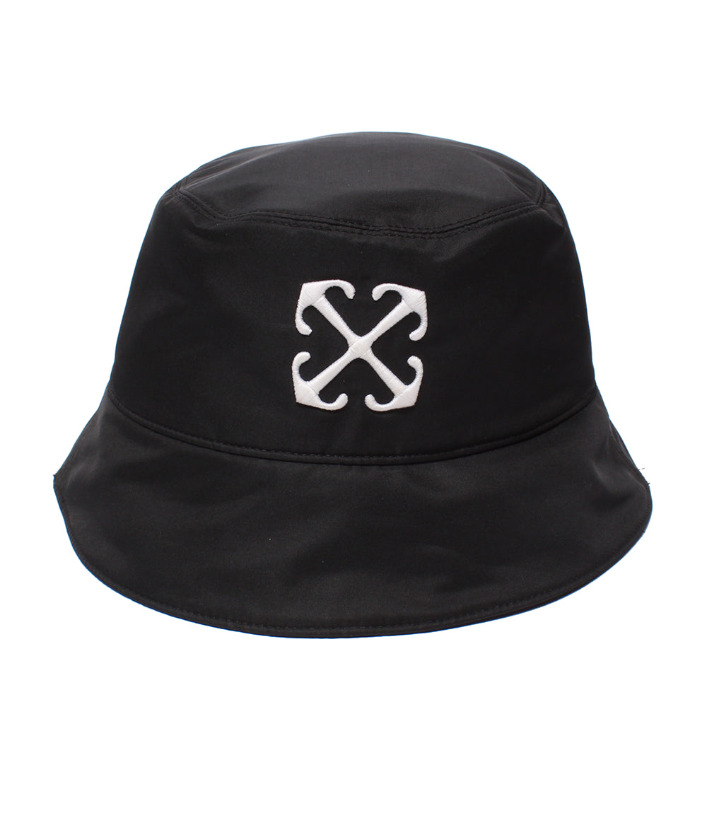 美品 OFF-WHITE バケットハット メンズ SIZE L オフホワイト